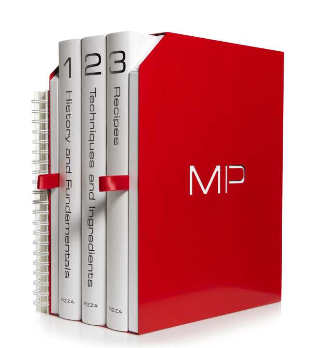 Modernist Pizza in red slip case